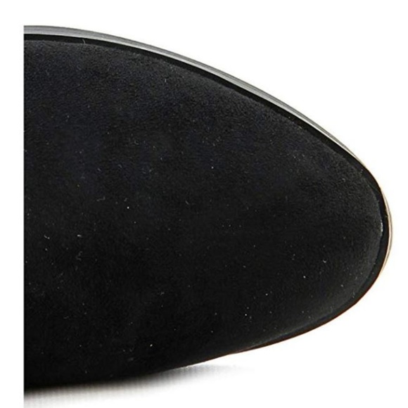 *CLEARANCE*  I.N.C. Immanie Black Boot Suede *DISPLAY* - Picture 3 of 5